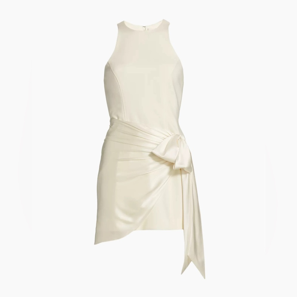 Cinq à Sept Windsor Sash-Tie Mini Dress